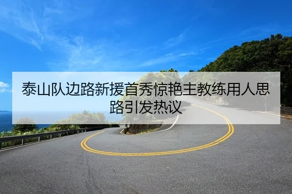 泰山队边路新援首秀惊艳主教练用人思路引发热议